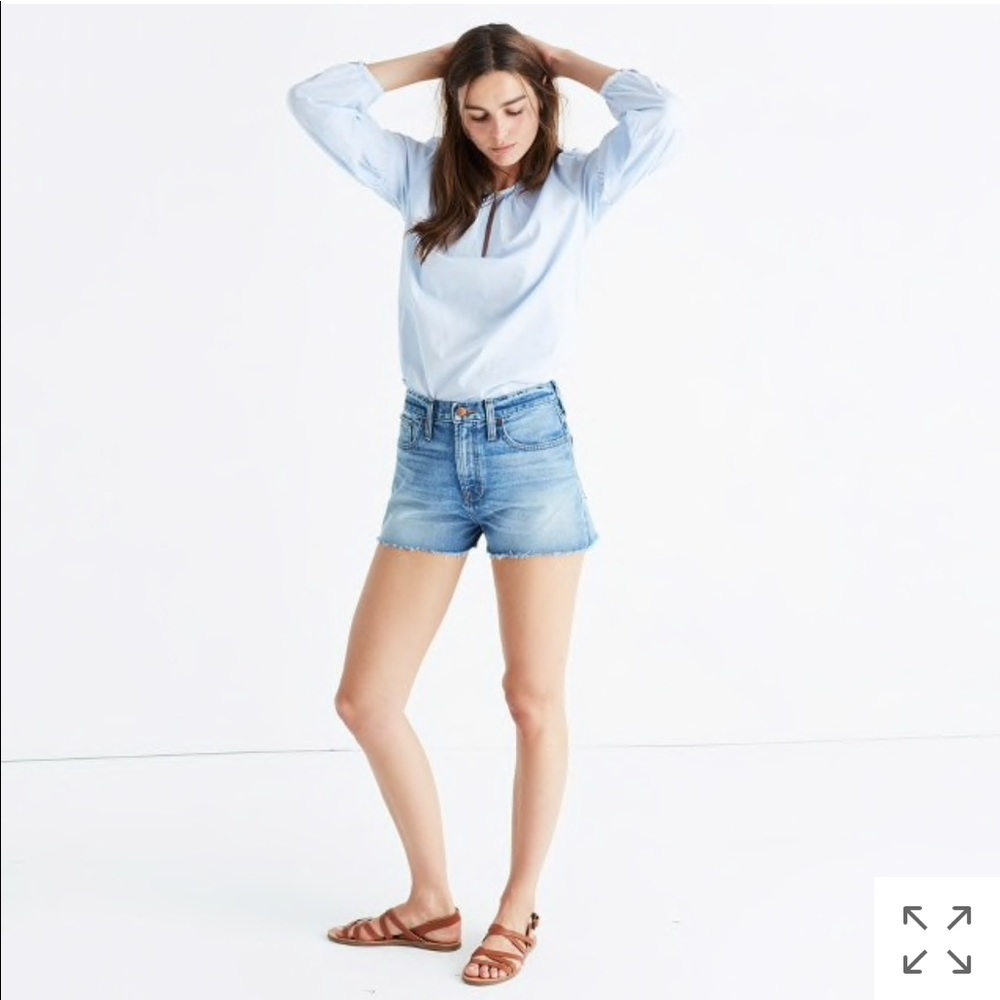 MADEWELL Perfect Jean Short Cicely Wash // 27